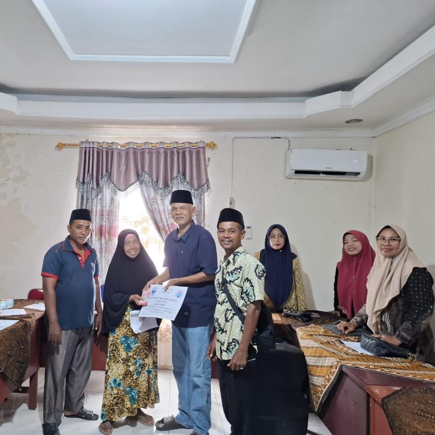 Penyerahan BLT DD Triwulan Pertama Tahun 2025 di Nagari Pungguang Kasiak Berlangsung Lancar